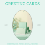 Dudu greeting and wedding cards with mint dino mascot